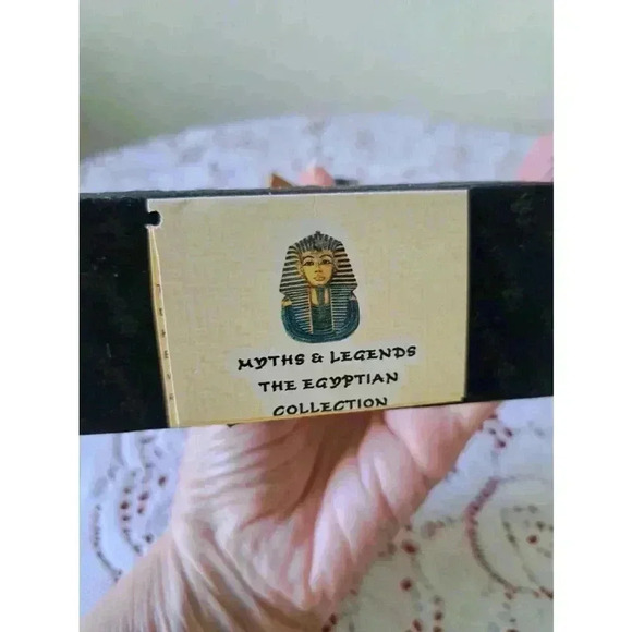 Egyptian Guardian Statue of King Tutankhamun Sculpture By VERONESE 2000 - Picture 3 of 6